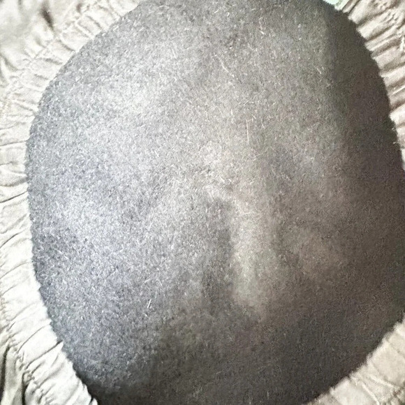 Louise  Green Black Felt Cloché Retro Style Hat - Picture 10 of 11